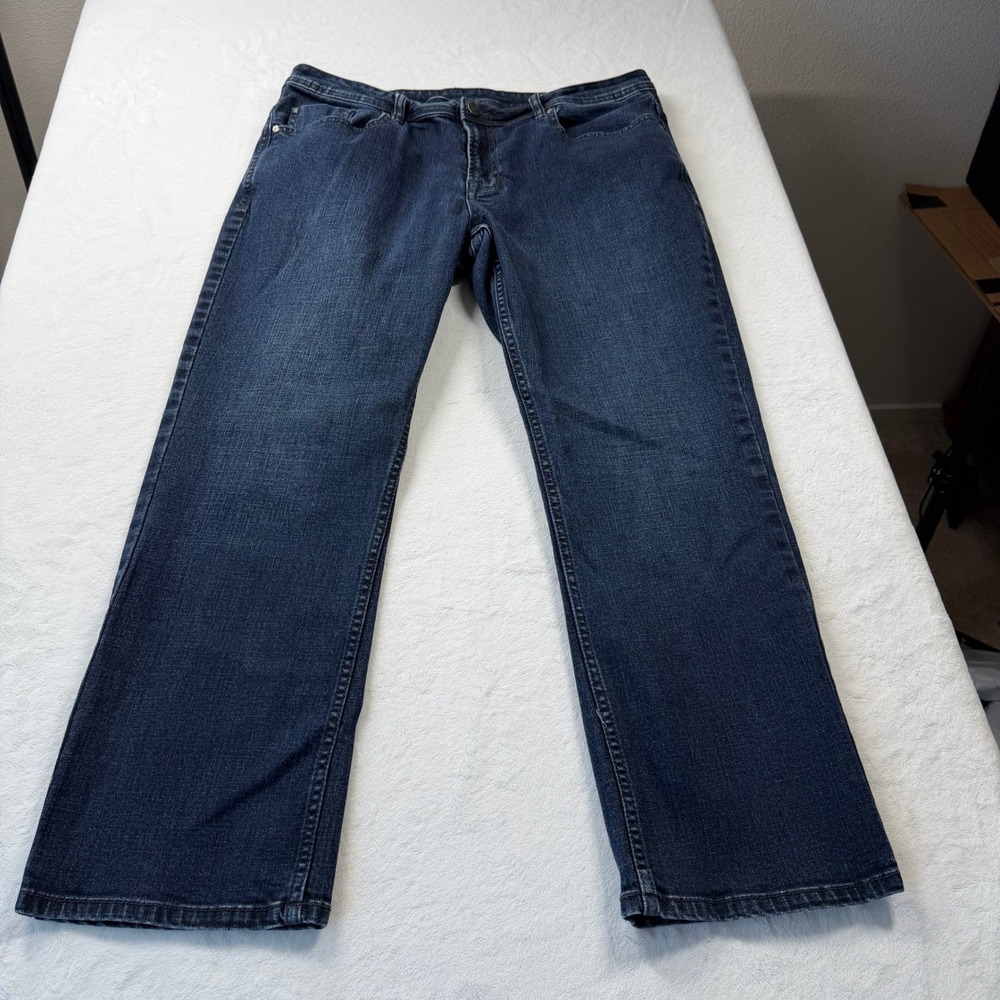 Buffalo David Bitton Jackson-X Jeans Mens 38x30 Blue Good Straight Stretch Denim